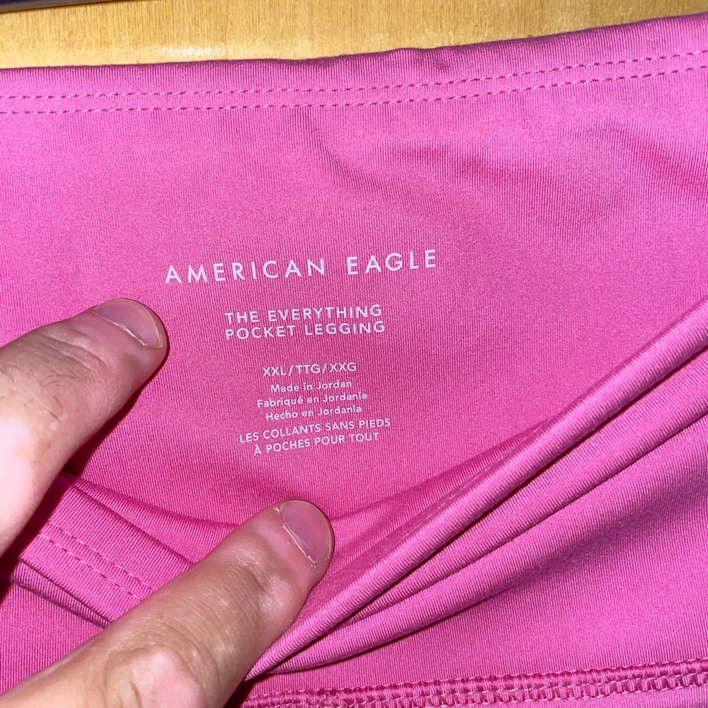 American Eagle Pocket Pink Leggings XXL